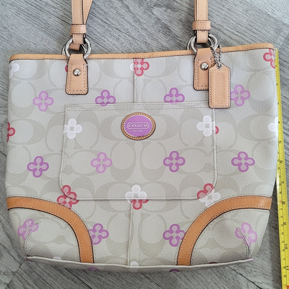 Coach NEW leather tote handbag